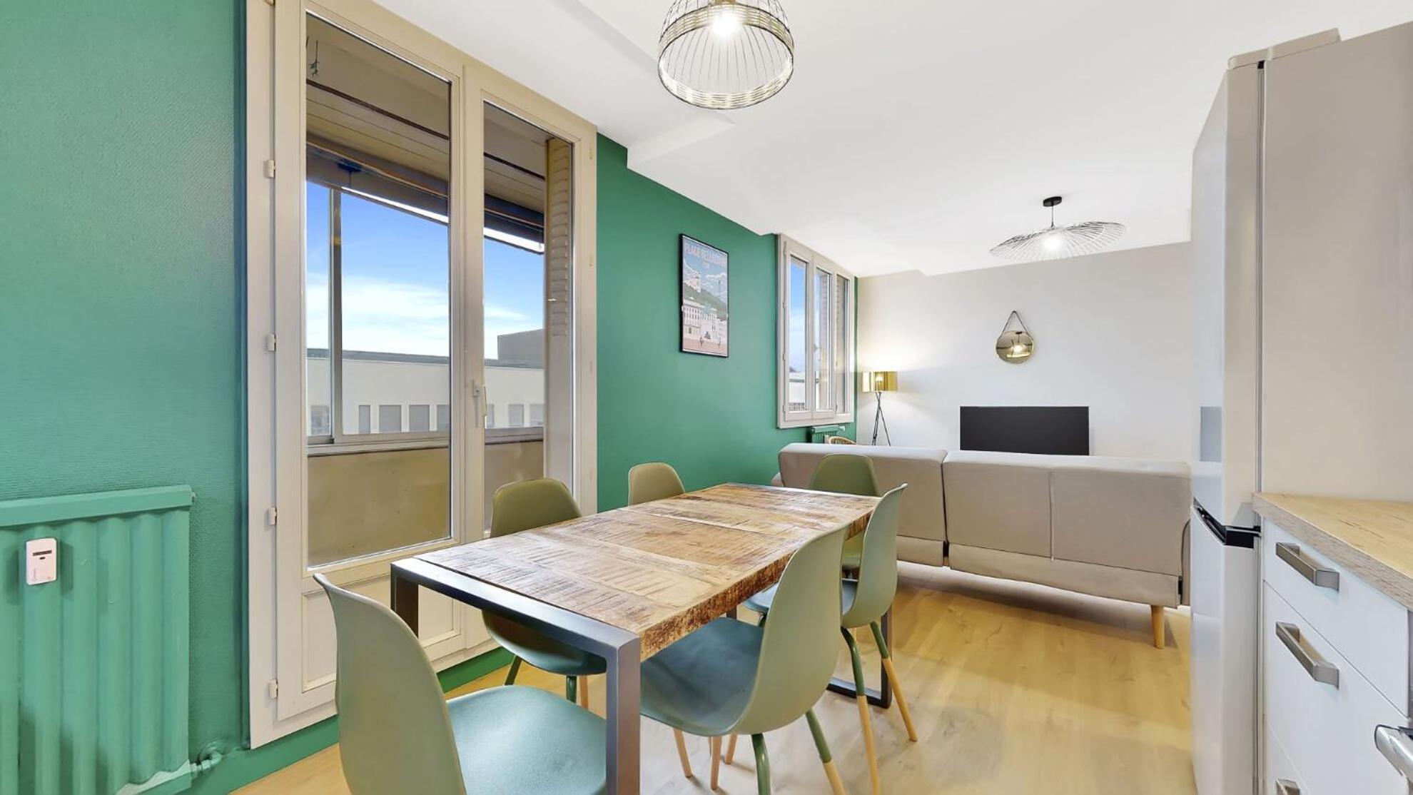 Appartement Neuf Pour 6, Parking Et Box, Au Calme Villeurbanne Ngoại thất bức ảnh